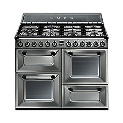 Smeg TR4110X Duel Fuel Range Cooker, Stainless Steel